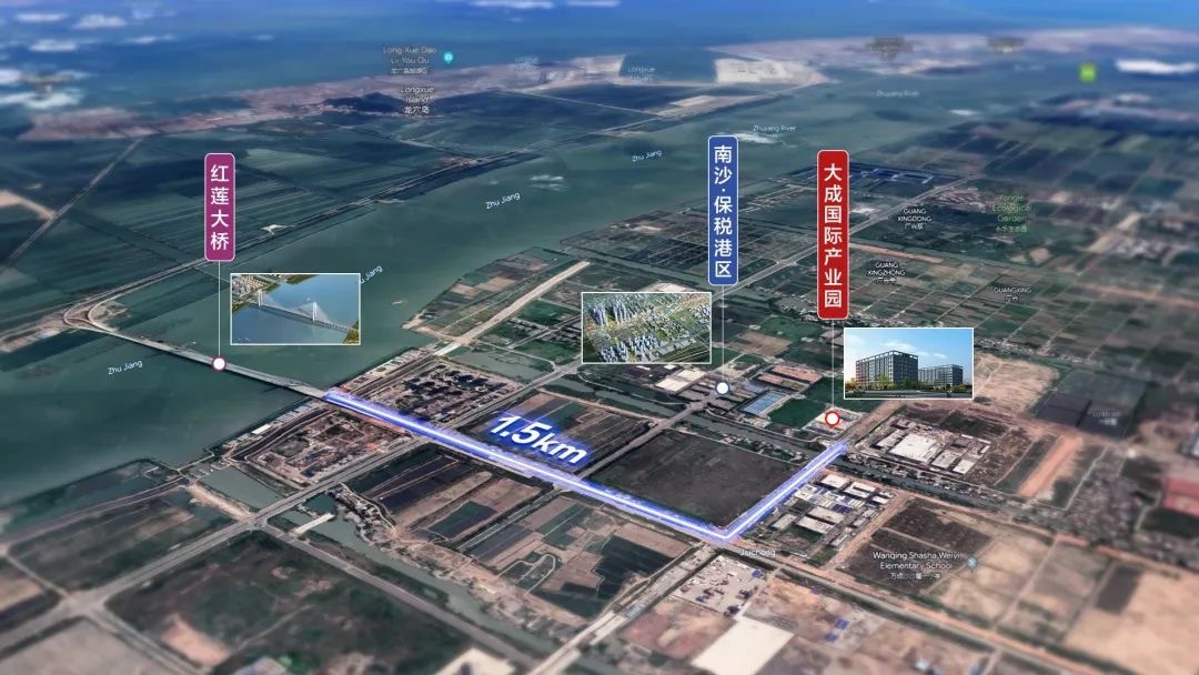 距離園區僅1.5km，廣州最大的市政橋梁要開通啦！